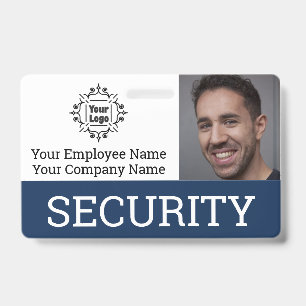 Badge Carte d'identité professionnelle de garde de sécur