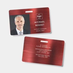 Badge Carte d'identité professionnelle de la société Mod