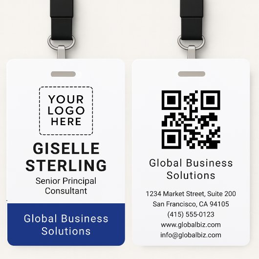 Badge Carte d'identité professionnelle d'entreprise Code