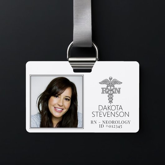 Badge Carte d'identité professionnelle d'infirmière de l
