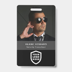 Badge Carte d'identité professionnelle Grand Photo mod
