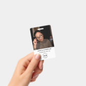 Badge Carte d'identité professionnelle | Grand Photo mod (Manuel / portable)