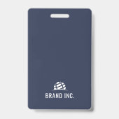 Badge Carte d'identité professionnelle moderne (Arrière)