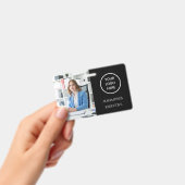 Badge Carte d'identité professionnelle moderne de la soc (Manuel / portable)