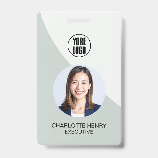 Badge Carte d'identité professionnelle personnalisable | (Avant)