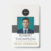 Badge Carte d'identité professionnelle personnalisable a (Avant)