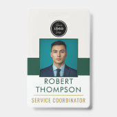 Badge Carte d'identité professionnelle personnalisable a (Avant)
