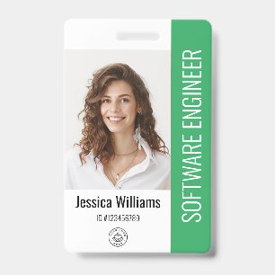 Badge Carte d'identité professionnelle personnalisée ave
