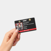 Badge Carte d'identité professionnelle personnalisée de (Manuel / portable)