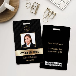 Badge Carte d'identité professionnelle personnalisée en 