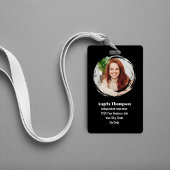 Badge Carte d'identité professionnelle photo QR Code Mod