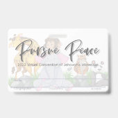 Badge Carte d'insigne JW Keepsaké Convention | Amimaux (Arrière)