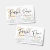 Badge Carte d'insigne JW Keepsaké Convention | Amimaux (Avant & arrière)