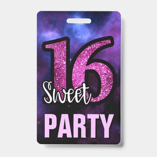 Badge Carte d'invitation pour une fête d'anniversaire Sw (Avant)