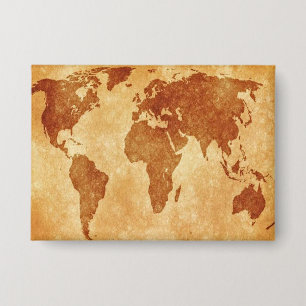 Badge Carte du monde antique