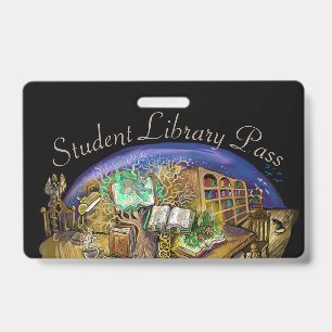 Badge Carte étudiant de la Bibliothèque des Rêves Vivant