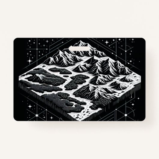 Badge Carte Magic Mountain (Devant)