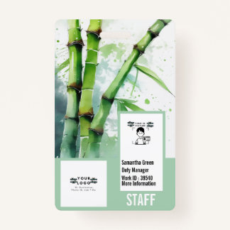 Badge Carte photo de sécurité personnalisé professionnel