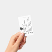 Badge Carte VIP pour la fête de fin d'études (Manuel / portable)
