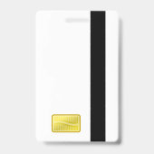 Badge Carte VIP pour la fête de fin d'études (Arrière)