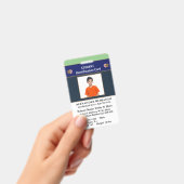 Badge Cartes d'identification scolaire avec photo de l'é (Manuel / portable)