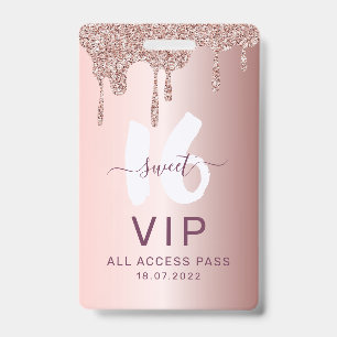 Badge Carton d'invitation de luxe pour un anniversaire S