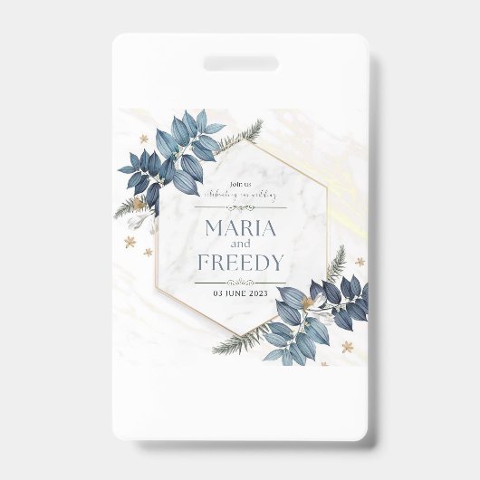 Badge Cartons d'invitation de mariage (Avant)