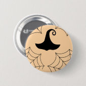 badge casquette de sorcières Halloween cobweb (Devant & derrière)