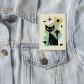 Badge Cat de Seattle moderne du milieu du siècle (Insitu)