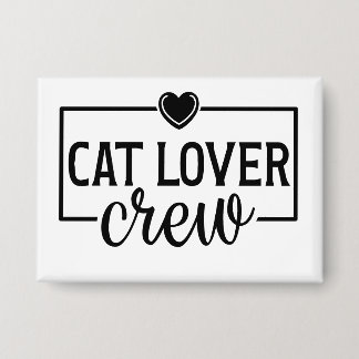 Badge Cat Lover Crew Funny Cat