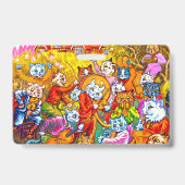 Badge Cat Musical Band (Arrière)