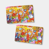 Badge Cat Musical Band (Avant & arrière)