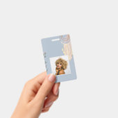 Badge Catcher de rêve Boho Peach Dusty Blue (Manuel / portable)