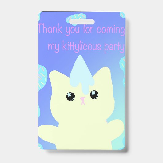 Badge Caticorn  Birthday Favor Bags (Avant)