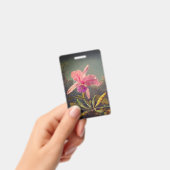 Badge Cattleya Orchidée et Trois Colibris Heade (Manuel / portable)