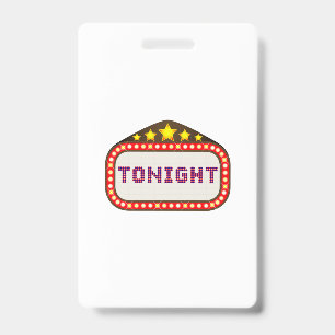 Badge Ce soir Marque Théâtre de cinéma