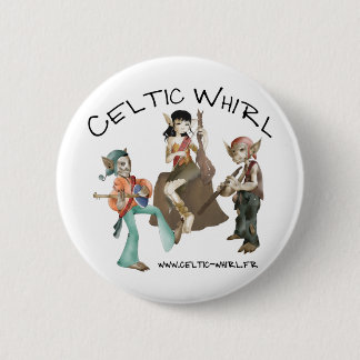 Badge Celtic Whirl Ronde Button 5,7 Cm