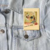 Badge Cendrillon et sa marraine la fée (Insitu)