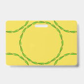 Badge Cercle de Feuilles par Kenneth Yoncich (Arrière)