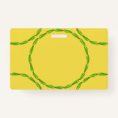 Badge Cercle de Feuilles par Kenneth Yoncich (Dos)