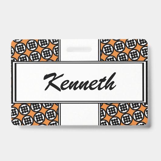 Badge Cercle de Neuf par Kenneth Yoncich (Avant)
