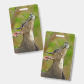 Badge Cerf personnalisé (Avant & arrière)