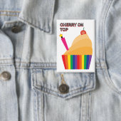 Badge Cerise sur le dessus 02 (Insitu)