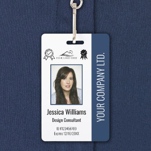 Badge Certification de photo d'employé personnalisée Ble
