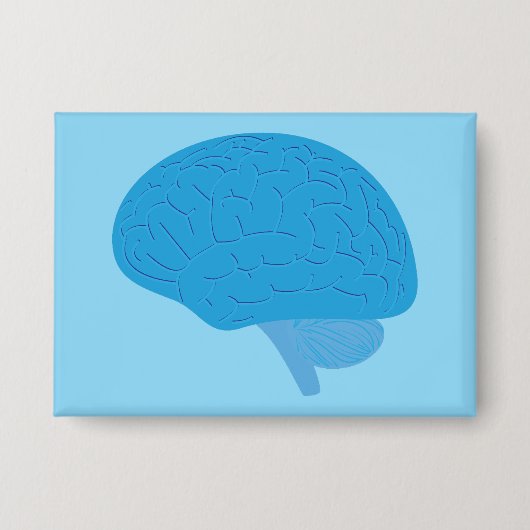 Badge Cerveau Bleu (Recto)