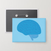 Badge Cerveau Bleu (Recto/Verso)