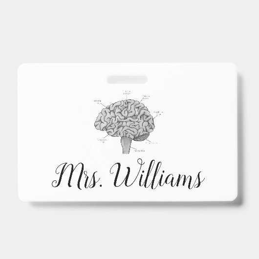 Badge Cerveau Scientifique (Avant)