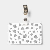 Badge Cerveau Scientifique (Arrière avec clip)