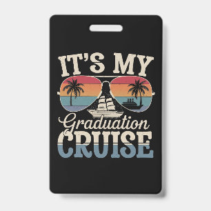 Badge C'est ma croisière de fin d'études Voyage en batea