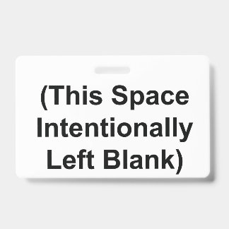 BADGE (Cet Espace Volontairement Lissé)